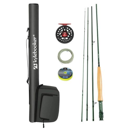 Kylebooker Fly Fishing Combo Kit 3/4/5/6/7/8 Weight Starter Fly Fishing Rod and Reel Kit  with One Travel Case